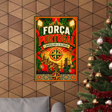 Portugal Soccer Poster — Rally Fan Art Print — Soccer Wall Decor — Product view — Photo 9