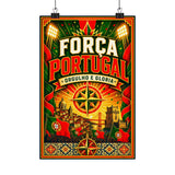 Portugal Soccer Poster — Rally Fan Art Print — Soccer Wall Decor — Front view — Photo 4