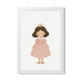 Princess Girl Framed Nursery Wall Art, Storybook Kids Room Decor, 16x24 20x30 Poster — 6ad86f5ca3b65b75ca0e58bd_69683_124158_front