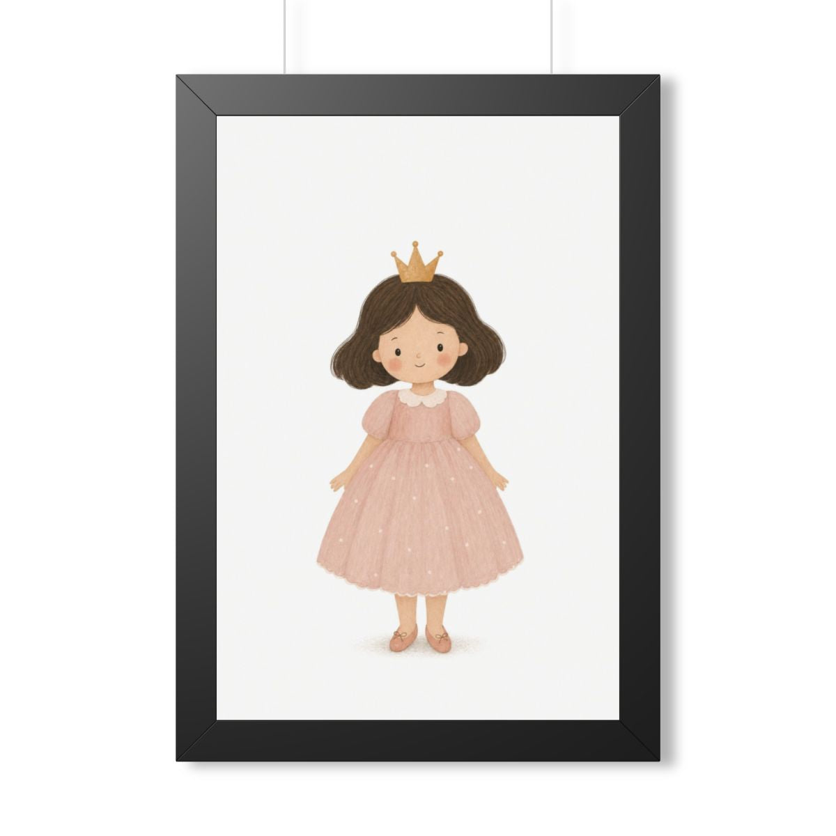 Princess Girl Framed Nursery Wall Art, Storybook Kids Room Decor, 16x24 20x30 Poster — 6ad86f5ca3b65b75ca0e58bd_69668_124096_front