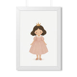 Princess Girl Framed Nursery Wall Art, Storybook Kids Room Decor, 16x24 20x30 Poster — 6ad86f5ca3b65b75ca0e58bd_69682_124156_front
