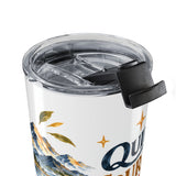 Quiet Courage Still Counts 20oz Tumbler, Botanical Inspirational Quote Gift, Insulated Stainless Steel Travel Cup — Product view — Photo 6