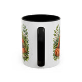 Red Panda Book Lover Mug, Cozy Reading Garden, 11oz or 15oz — 11oz / Black — back