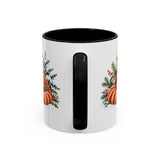 Red Panda Mug, Cozy Winter Woodland, 11oz or 15oz — 11oz / Black — back