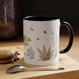 Red Squirrel Accent Mug | Watercolor Nature Coffee Cup | 11oz 15oz Woodland Animal Gift — 11oz / Black — context-1
