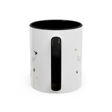 Retirement Plan Coffee And Adventures Mug — Travel Retirement Gift — Accent Color Ceramic 11oz 15oz — Back view — Photo 19