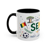 Senegal Soccer Coffee Mug — Soccer Fan Gift — Accent Color Ceramic 11oz 15oz Match Day Cup — Left view — Photo 18