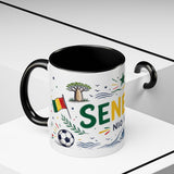 Senegal Soccer Coffee Mug — Soccer Fan Gift — Accent Color Ceramic 11oz 15oz Match Day Cup — Product view — Photo 21