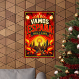 Spain Soccer Poster — Rally Fan Art Print — Soccer Wall Decor — Product view — Photo 9
