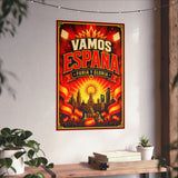Spain Soccer Poster — Rally Fan Art Print — Soccer Wall Decor — Product view — Photo 11