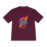 Spain Soccer T Shirt, Vamos La Roja Tee, World Football Fan Shirt, Moisture Wicking Sport Tee — Front view — Photo 5