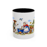 Stone Soup Mug — Storybook Fairy Tale Accent Coffee Mug — MagicMeStudio — Front view — Photo 1