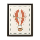 Striped Hot Air Balloon Framed Nursery Canvas, Storybook Kids Room Wall Art, 12x16 18x24 — 6ad866a72f6ce68f15020978_107252_103242_front