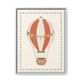 Striped Hot Air Balloon Framed Nursery Canvas, Storybook Kids Room Wall Art, 12x16 18x24 — 6ad866a72f6ce68f15020978_107257_103277_front