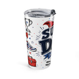 Super Dad My Hero 20oz Tumbler | Father's Day Gift for Dad | Insulated Stainless Steel Travel Cup — 6ad871d262c6e142010d4a3b_44519_867_left