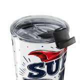 Super Dad My Hero 20oz Tumbler | Father's Day Gift for Dad | Insulated Stainless Steel Travel Cup — 6ad871d262c6e142010d4a3b_44519_869_close-up