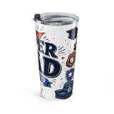 Super Dad My Hero 20oz Tumbler | Father's Day Gift for Dad | Insulated Stainless Steel Travel Cup — 6ad871d262c6e142010d4a3b_44519_868_right