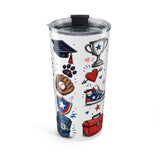 Super Dad My Hero 20oz Tumbler | Father's Day Gift for Dad | Insulated Stainless Steel Travel Cup — 6ad871d262c6e142010d4a3b_44519_111755_back