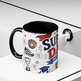 Super Dad My Hero Coffee Mug | Father's Day Gift for Dad | Accent Color Ceramic 11oz 15oz — 6ad8705b56e61d3ffc094f57_72180_102762_context-2