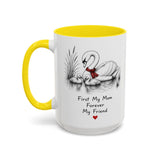 Swan Mom Coffee Mug — Forever My Friend — Mother's Day Gift — Left view — Photo 14