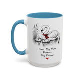 Swan Mom Coffee Mug — Forever My Friend — Mother's Day Gift — Left view — Photo 10