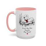 Swan Mom Coffee Mug — Forever My Friend — Mother's Day Gift — Left view — Photo 7