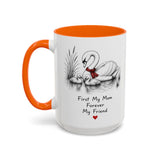 Swan Mom Coffee Mug — Forever My Friend — Mother's Day Gift — Left view — Photo 13