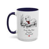 Swan Mom Coffee Mug — Forever My Friend — Mother's Day Gift — Left view — Photo 6