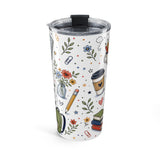 Teach Love Inspire 20oz Tumbler — Inspirational Teacher Gift — Insulated Stainless Steel Travel Cup — Back view — Photo 2