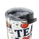 Teach Love Inspire 20oz Tumbler — Inspirational Teacher Gift — Insulated Stainless Steel Travel Cup — Product view — Photo 6