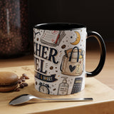 Teacher Fuel Coffee Mug | Powered by Coffee and Wine Funny Gift | Accent Color Ceramic 11oz 15oz — 6ad8702056e61d3ffc094ef3_72180_102760_context-1