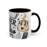 Teacher Fuel Coffee Mug | Powered by Coffee and Wine Funny Gift | Accent Color Ceramic 11oz 15oz — 6ad8702056e61d3ffc094ef3_72180_102754_right