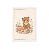 Teddy Picnic Framed Nursery Poster, Storybook Kids Room Wall Art, A4 A3 Size — 6ad866d5bc601941bd09f8d7_96254_80281_front