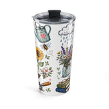 Thank You Teacher 20oz Tumbler | For Helping Me Grow Appreciation Gift | Insulated Stainless Steel Travel Cup — 6ad871ab62c6e142010d49ed_44519_111755_back