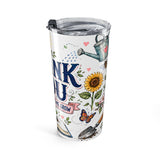 Thank You Teacher 20oz Tumbler | For Helping Me Grow Appreciation Gift | Insulated Stainless Steel Travel Cup — 6ad871ab62c6e142010d49ed_44519_868_right