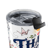 Thank You Teacher 20oz Tumbler | For Helping Me Grow Appreciation Gift | Insulated Stainless Steel Travel Cup — 6ad871ab62c6e142010d49ed_44519_869_close-up