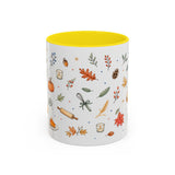 Thanksgiving Baking Mug — Watercolor Autumn Gift — Pumpkin Pie Accent Coffee Cup 11oz 15oz — Front view — Photo 12