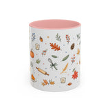 Thanksgiving Baking Mug — Watercolor Autumn Gift — Pumpkin Pie Accent Coffee Cup 11oz 15oz — Front view — Photo 3