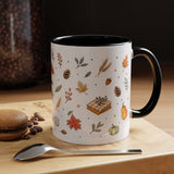 Thanksgiving Baking Mug — Watercolor Autumn Gift — Pumpkin Pie Accent Coffee Cup 11oz 15oz — Product view — Photo 21