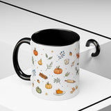 Thanksgiving Baking Mug — Watercolor Autumn Gift — Pumpkin Pie Accent Coffee Cup 11oz 15oz — Product view — Photo 22