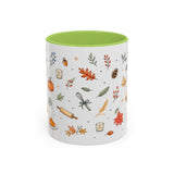 Thanksgiving Baking Mug — Watercolor Autumn Gift — Pumpkin Pie Accent Coffee Cup 11oz 15oz — Front view — Photo 15