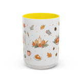 Thanksgiving Host Mug — Cozy Watercolor Gathering Gift — Autumn Accent Cup 11oz 15oz — Front view — Photo 14