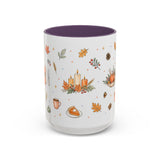 Thanksgiving Host Mug — Cozy Watercolor Gathering Gift — Autumn Accent Cup 11oz 15oz — Front view — Photo 17