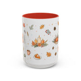 Thanksgiving Host Mug — Cozy Watercolor Gathering Gift — Autumn Accent Cup 11oz 15oz — Front view — Photo 8