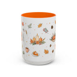 Thanksgiving Host Mug — Cozy Watercolor Gathering Gift — Autumn Accent Cup 11oz 15oz — Front view — Photo 13