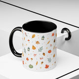 Thanksgiving Mug — Watercolor Autumn Harvest Gift — Pumpkin Leaf Accent Coffee Cup 11oz 15oz — Product view — Photo 22