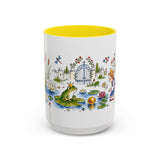 The Frog Prince Mug — Storybook Fairy Tale Accent Coffee Mug — MagicMeStudio — Front view — Photo 14