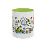 The Frog Prince Mug — Storybook Fairy Tale Accent Coffee Mug — MagicMeStudio — Front view — Photo 15