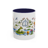 The Frog Prince Mug — Storybook Fairy Tale Accent Coffee Mug — MagicMeStudio — Front view — Photo 2