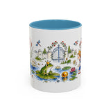 The Frog Prince Mug — Storybook Fairy Tale Accent Coffee Mug — MagicMeStudio — Front view — Photo 9